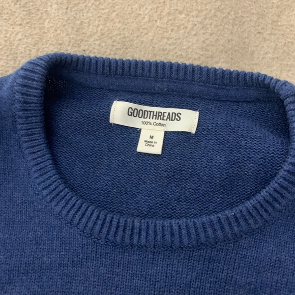 GOOD THREADS MENS SOFT COTTON CREWNECK COUGAR SWEATER SIZE M - Picture 3 of 8